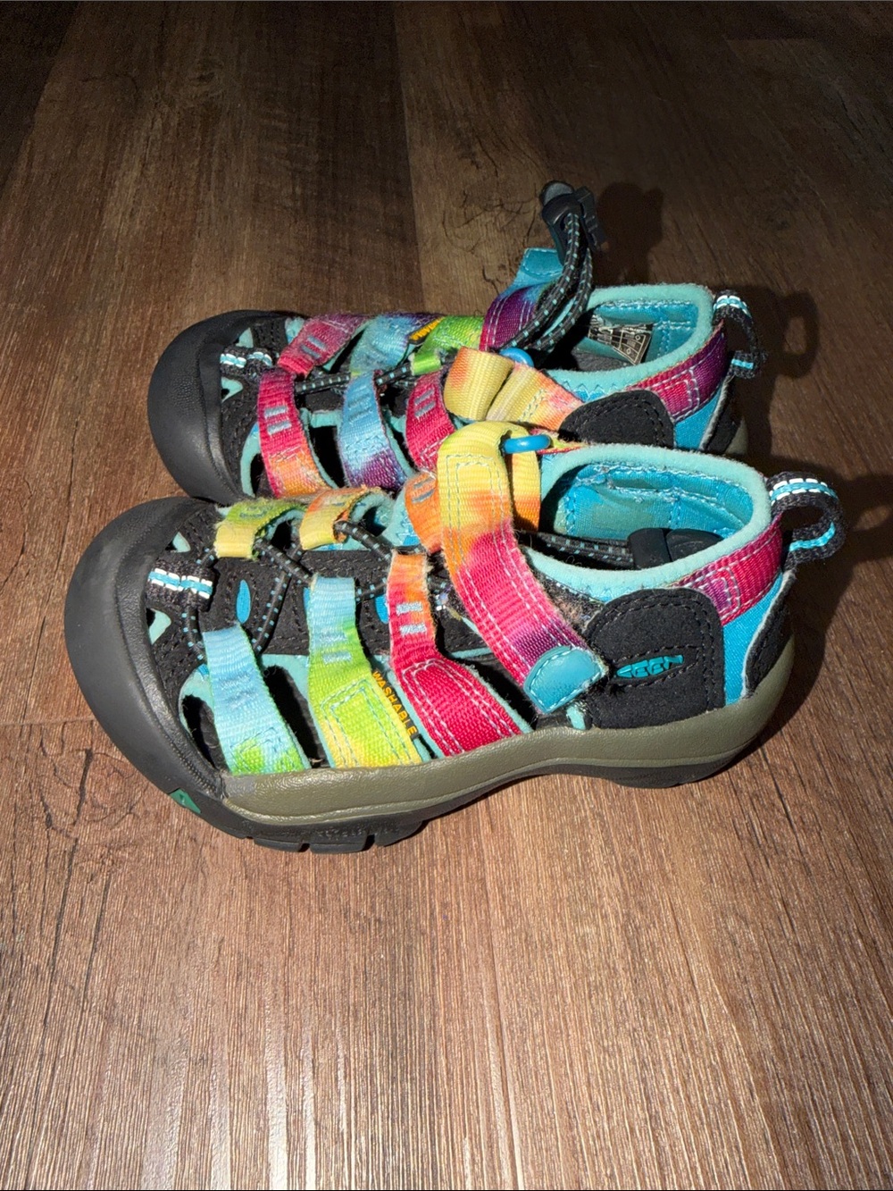 Kids Keen Newport H2 rainbow sandals - Picture 3 of 6